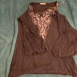 Never worn, but does not have tags, cold shoulder